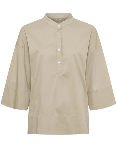 Marta du Chateau - MdcGinger Bluse - Beige